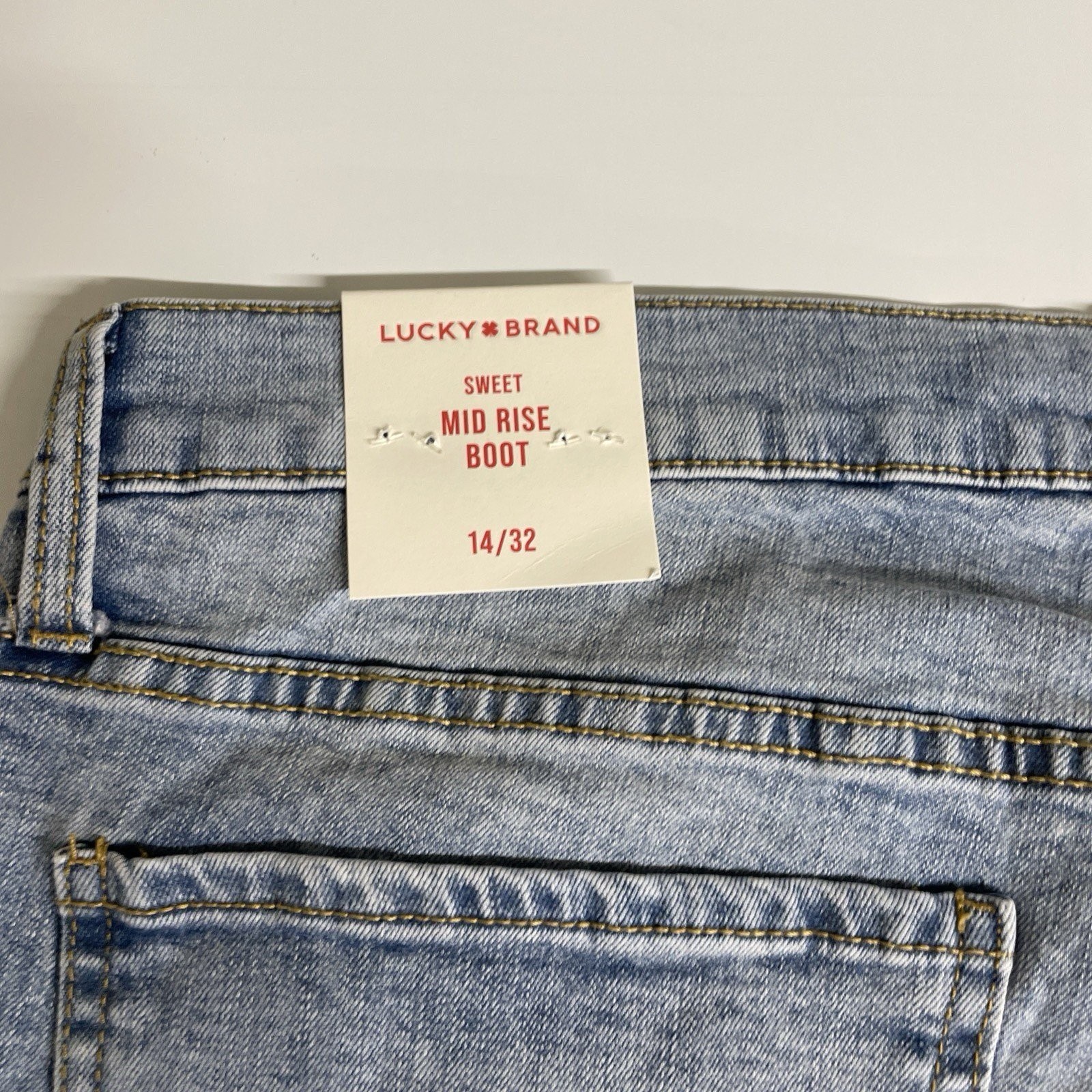 Lucky Brand Sweet Mid Rise Boot Stretch Jeans Women’s 14/32 Ankle