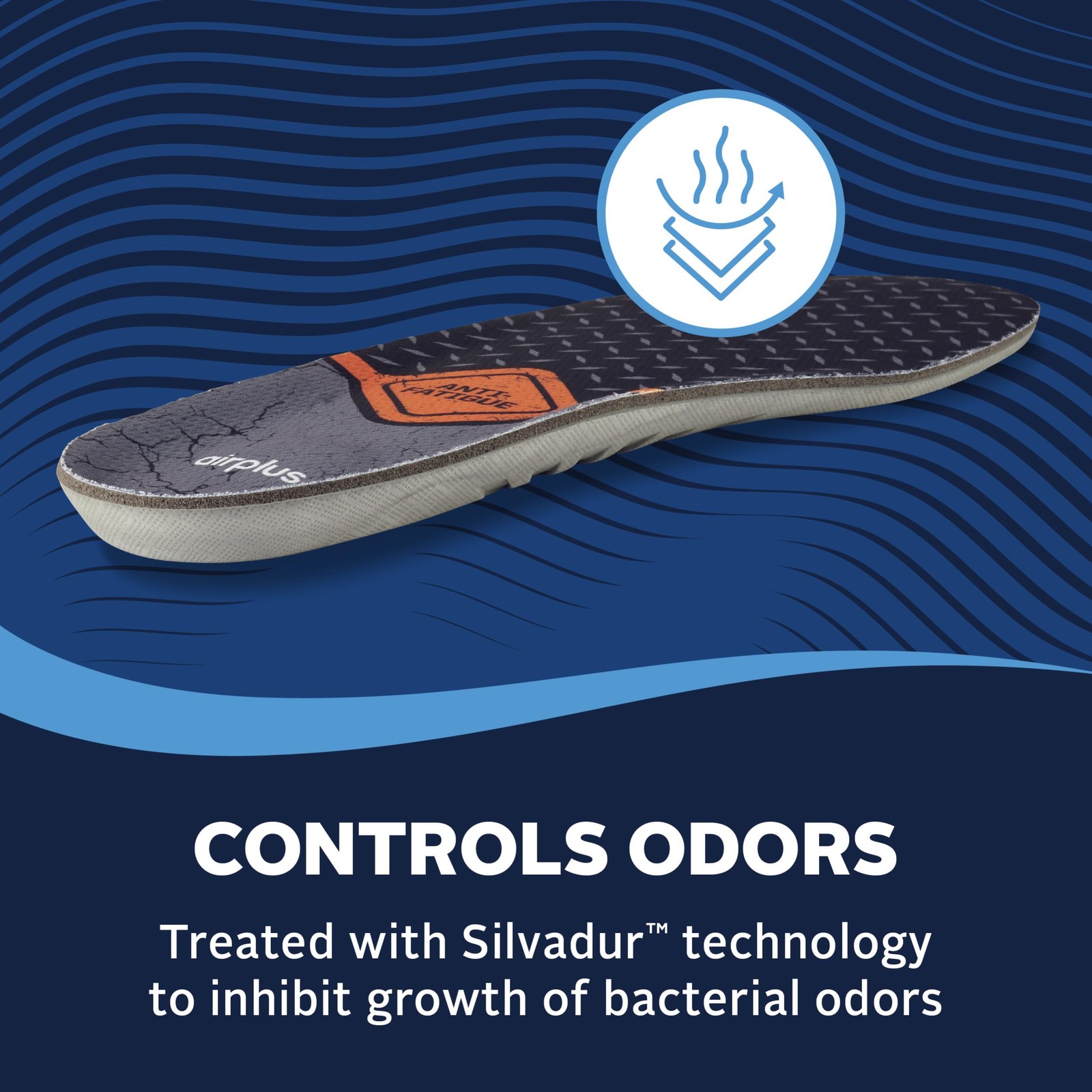 Airplus Ultra Work Memory Plus Shoe Insoles for All Day Comfort and Foot Pain