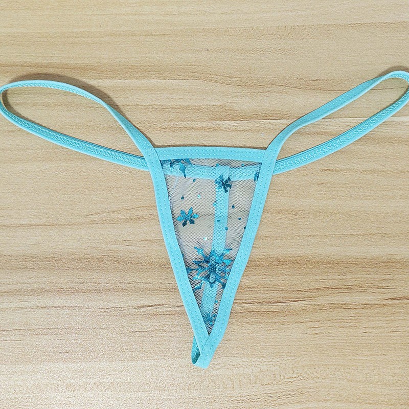 5 Pack Lot Sexy Womens Mesh See Through Panties G string Thong Tanga Micro Brief