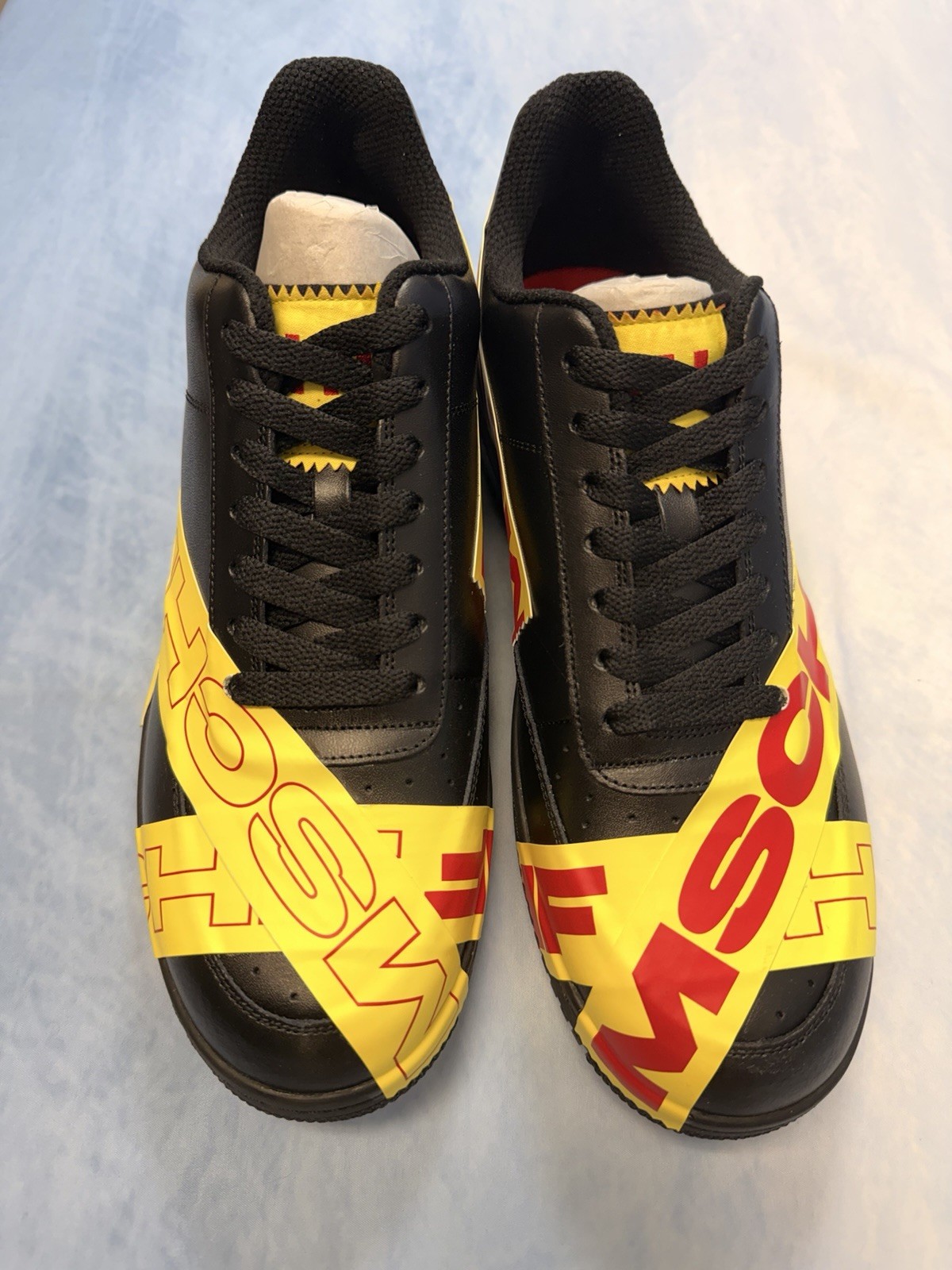 MSCHF-007 TAP 3 MSCHF X Men’s Shoes Black Yellow Size 8 NEW