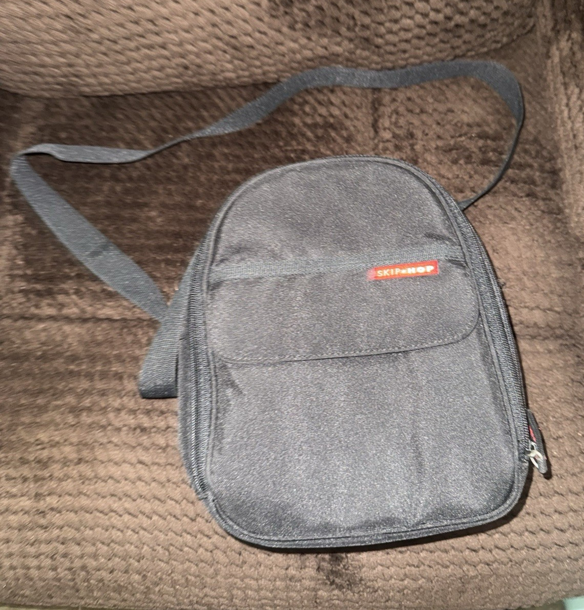 SKIP*HOP Black Small Crossbody Bag Zip Closure Adjustable Strap Pockets