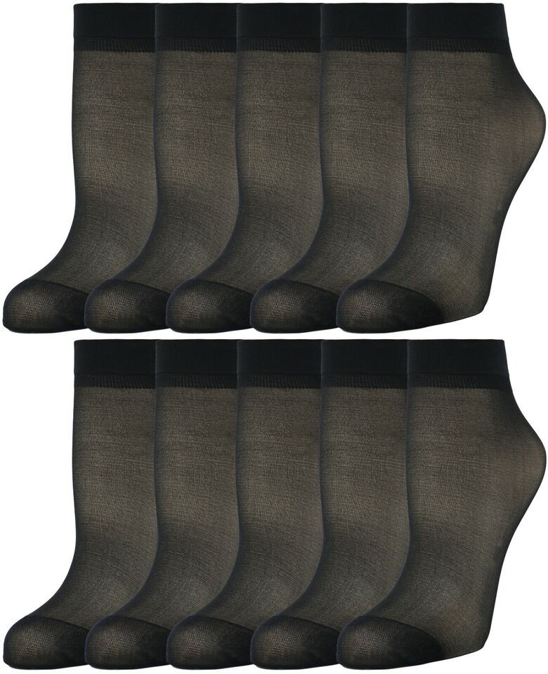 30Pairs Women Nylon Elastic Short Ankle Sheer Stockings Silk Short Socks Hot USA