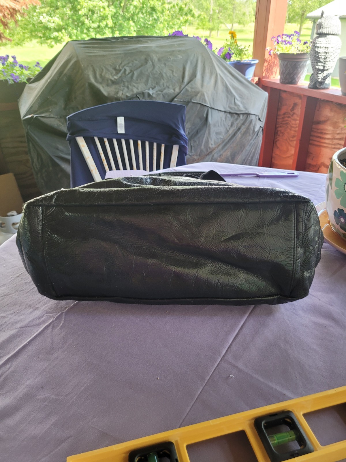 Coach Black Signature xlarge diaper or handbag lap top use