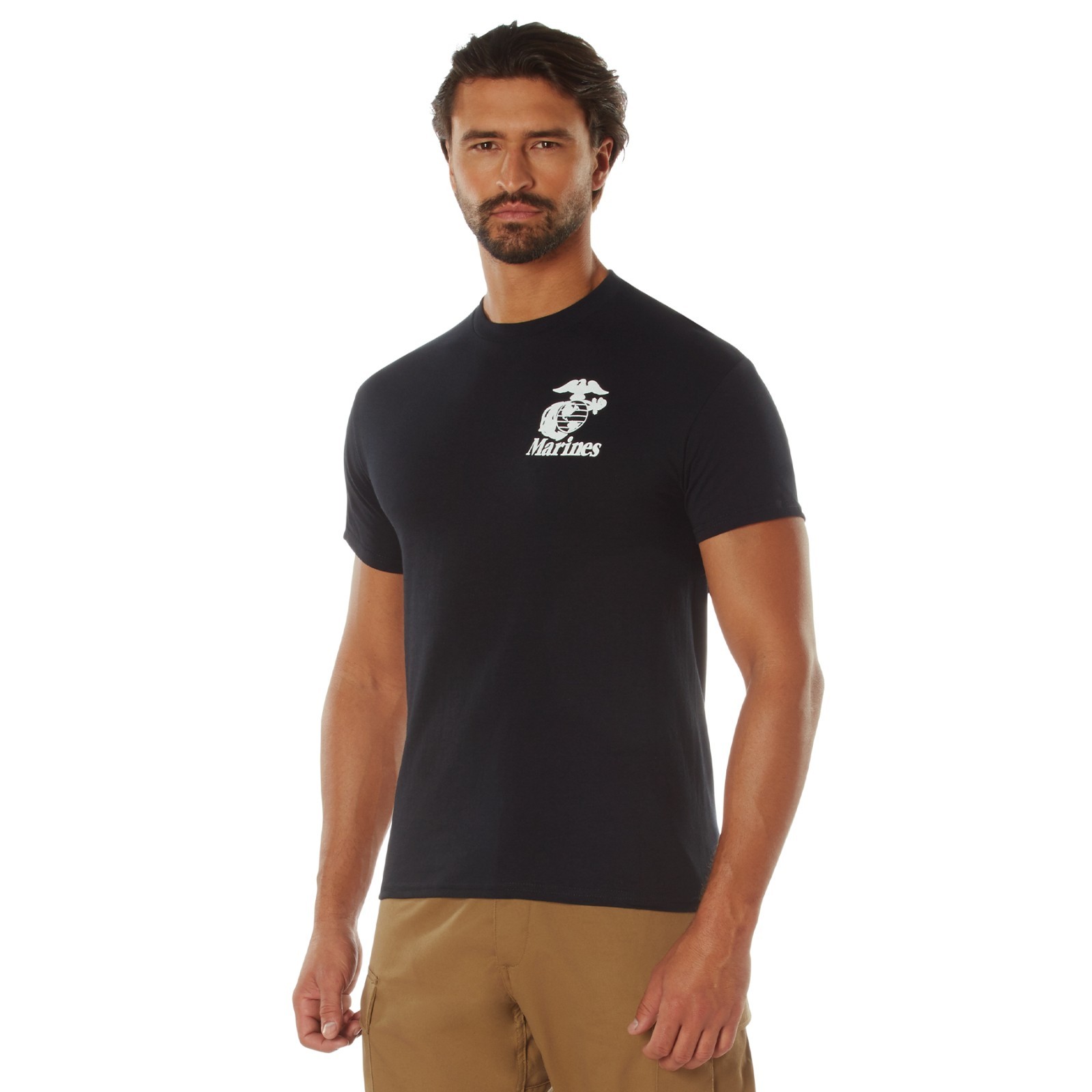 Black USMC Marines Pain Is Weakness Leaving The Body T-Shirt Double Sided Tee