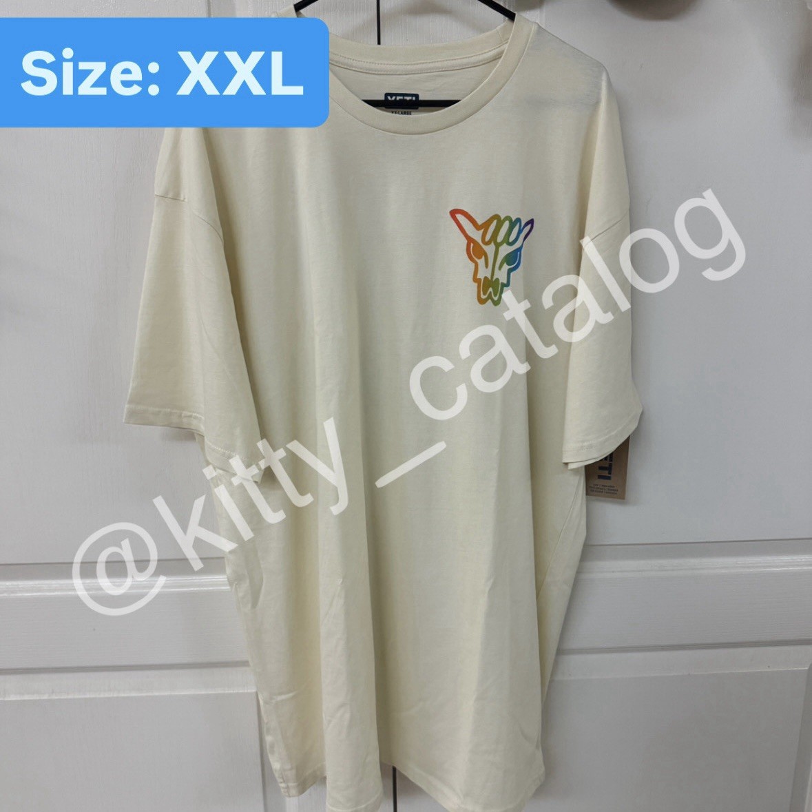 Yeti Aloha Hawaii Rainbow Shaka Skull Shirt, Size XXL, Honolulu Store Exclusive