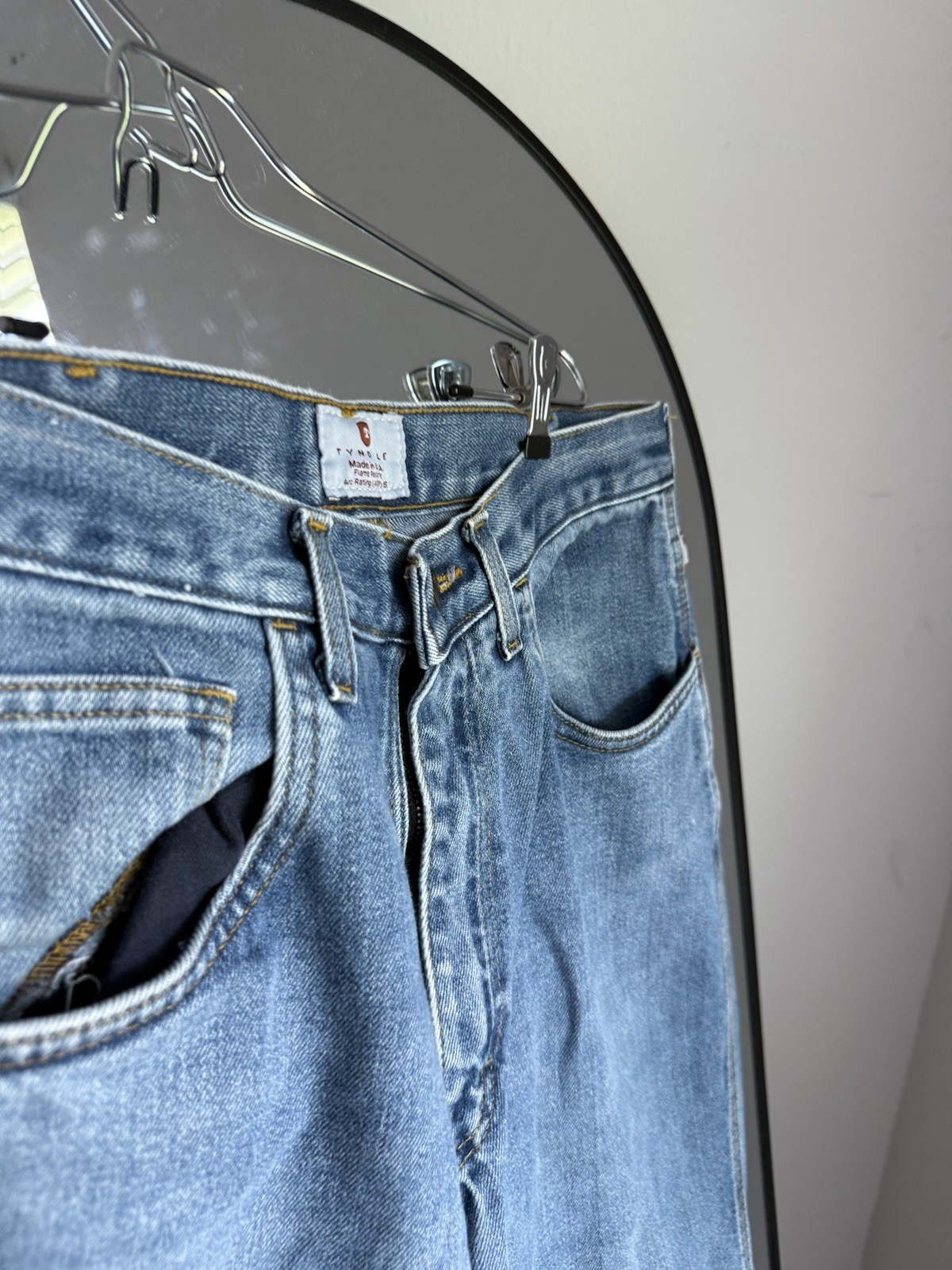 Tyndale Versa FR Jeans Mens 34×32 Blue Flame Resistant Denim Straight Leg Work