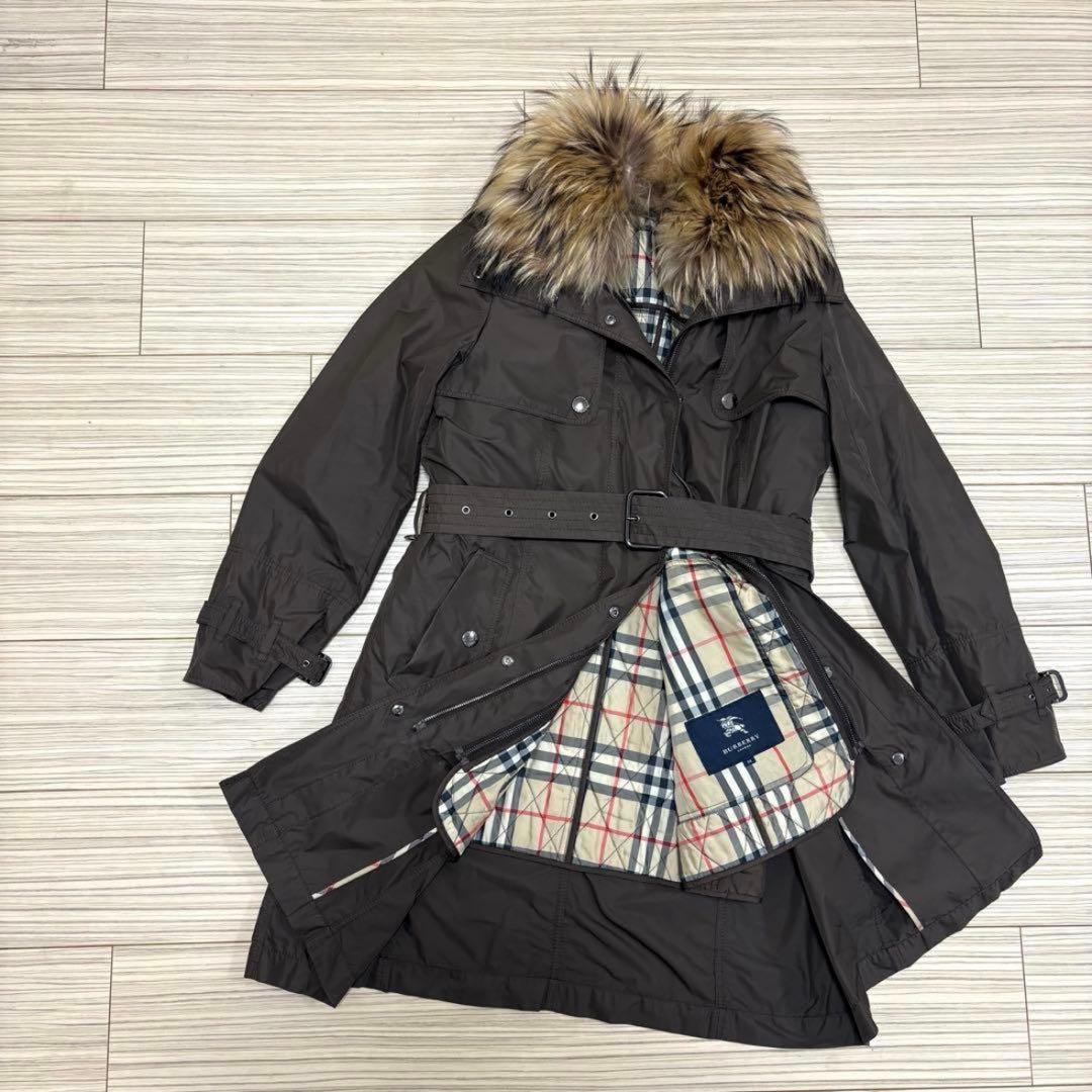 Burberry London 3 way Mega Check Quilted Liner Coat