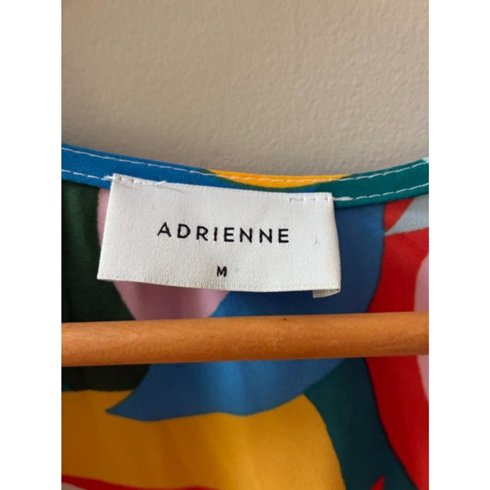 Adrienne Colorful Abstract Kimono Blouse | Size Medium | Flowy Layered Top