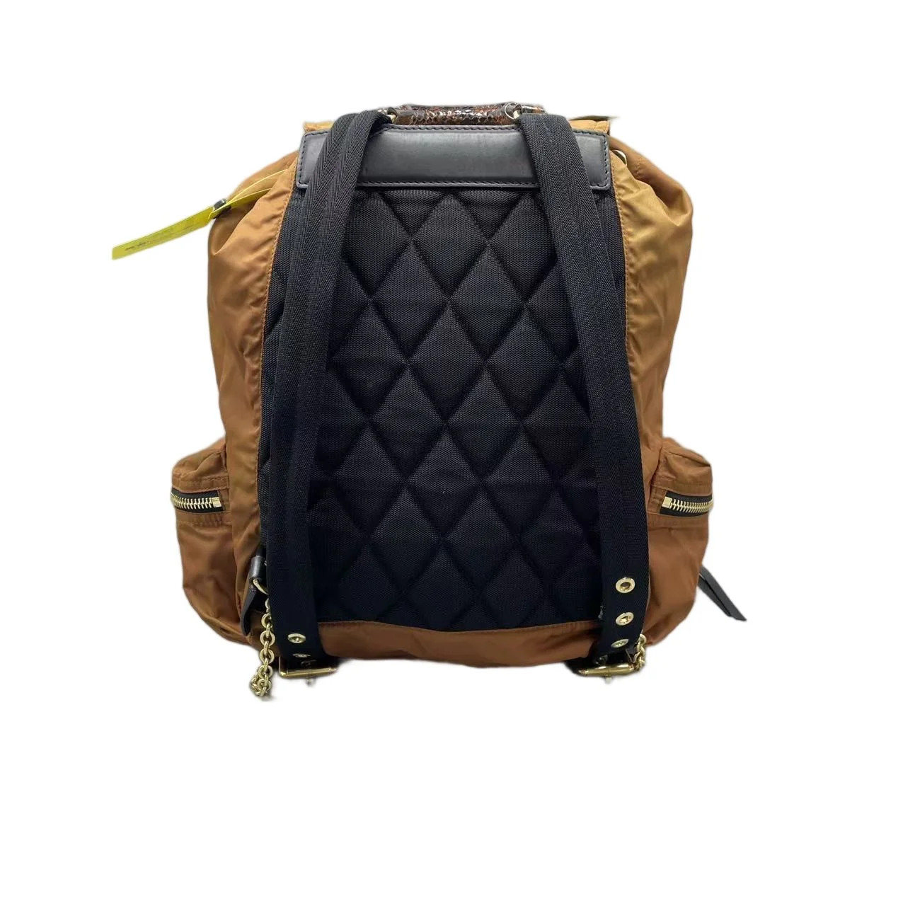 Burberry Medium Rucksack Backpack Brown Nylon (qy052726f5r)