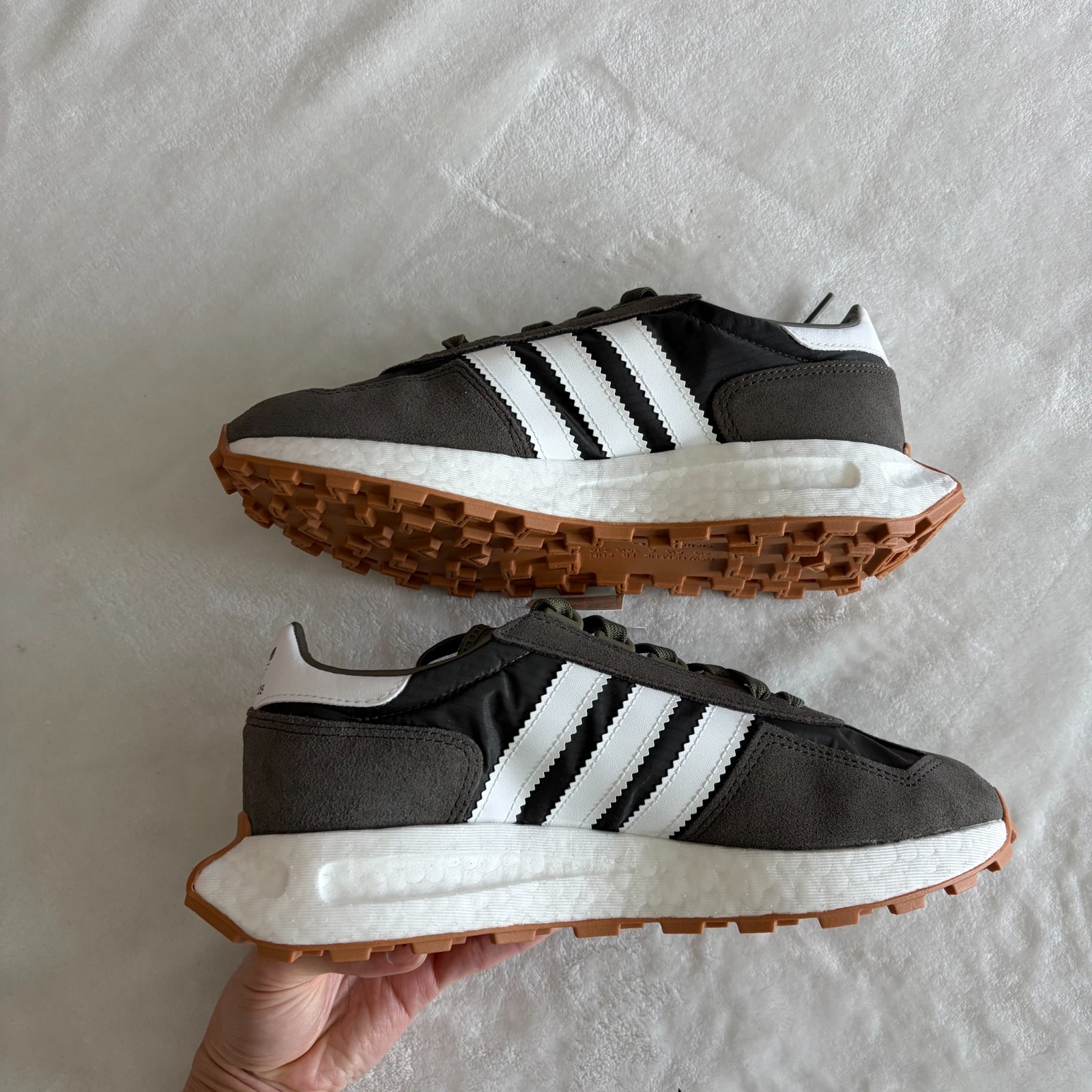 adidas Retropy E5 Men’s Olive Green Sneakers H03854