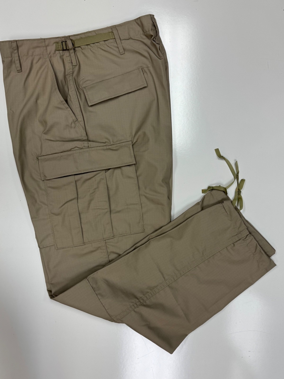 Khaki BDU Tactical Military Cargo Pants Propper Uniform Zipper Fly 60/40 Ripstop