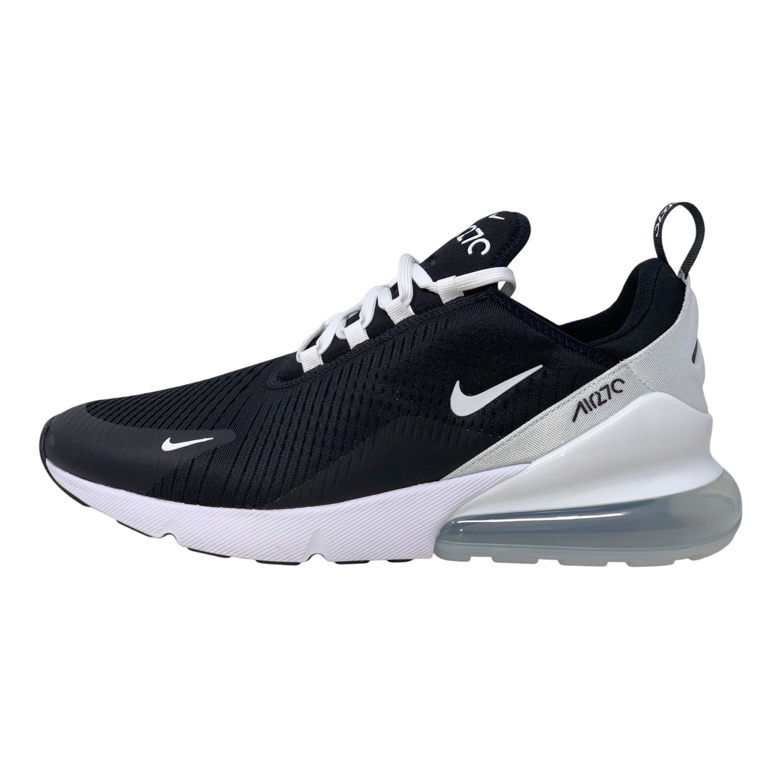 Nike Air Max 270 ‘Panda White’ Black Sneakers, Size 10.5 BNIB IQ8028-900 NBY