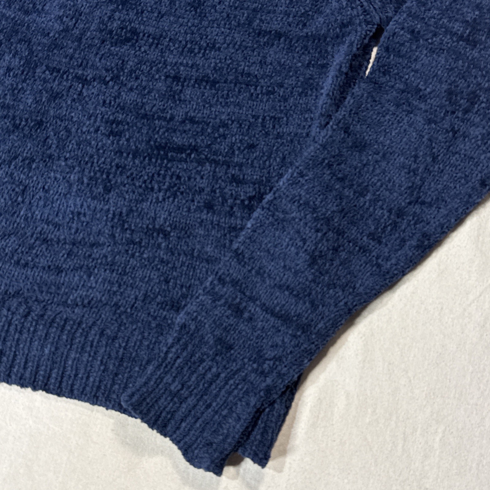 Todd Snyder Men’s Navy Blue Channel Cotton Cashmere Crewneck Sz Medium NWOT