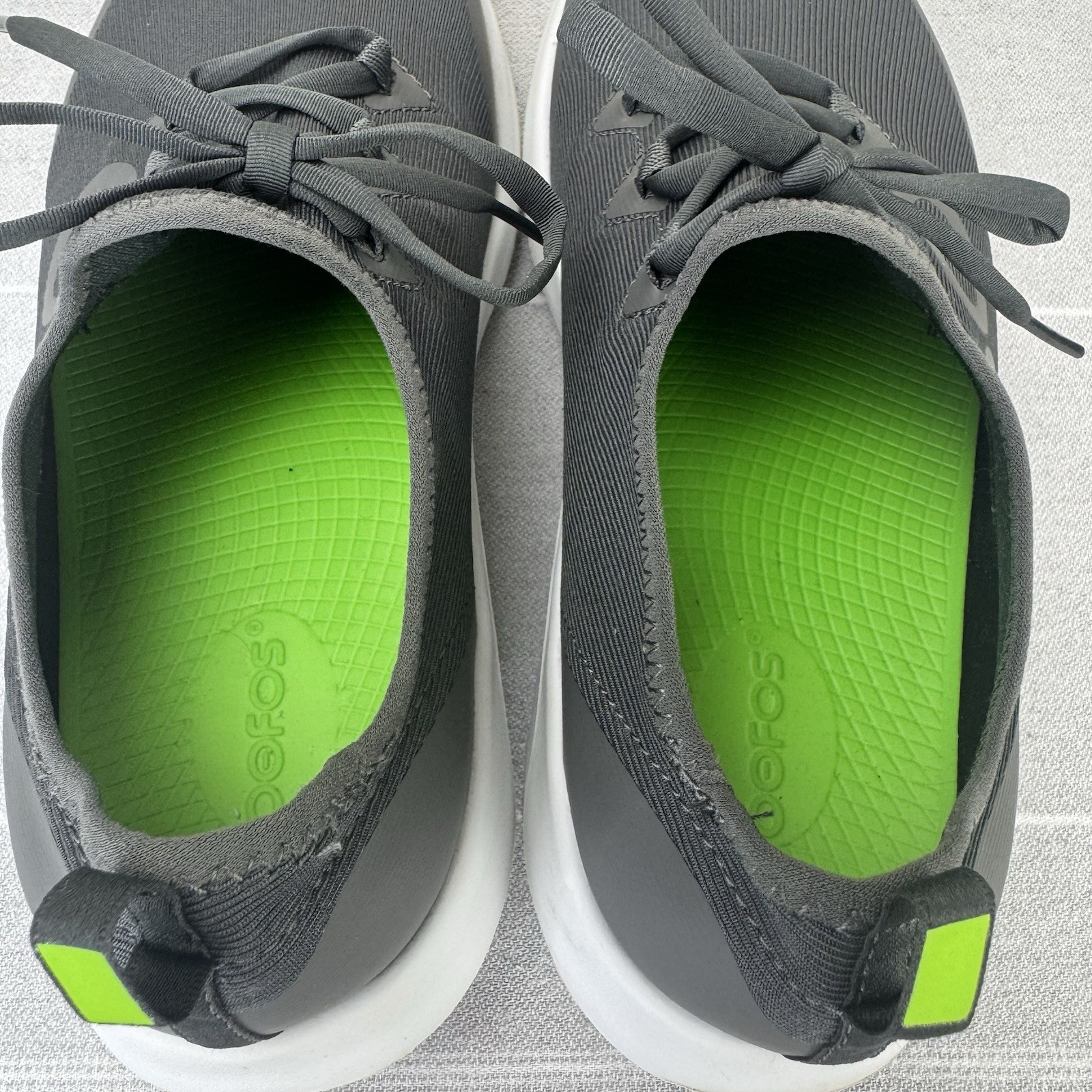 OOFOS OOmg Sport LS Recovery Comfort Sneakers Low Top Volcanic Ash Gray 10