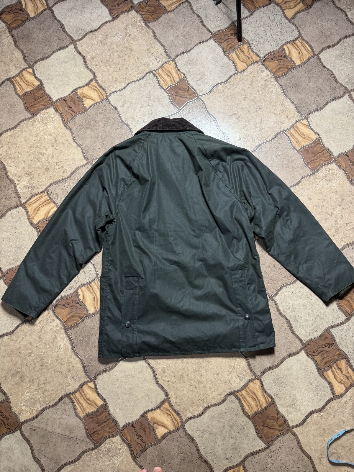 Barbour Bedale A320 Men Waxed Cotton Jacket Olive Green Coat England C3691