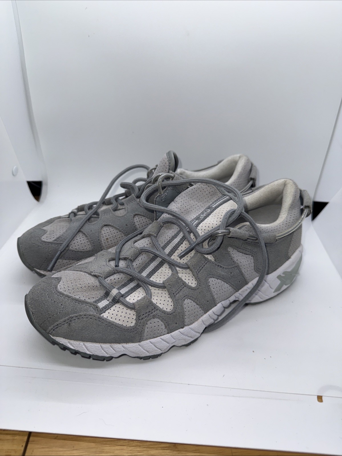 ASICS MEN’S TIGER GEL MAI MID GREY STONE SHOES Men’s 8.5 SB9