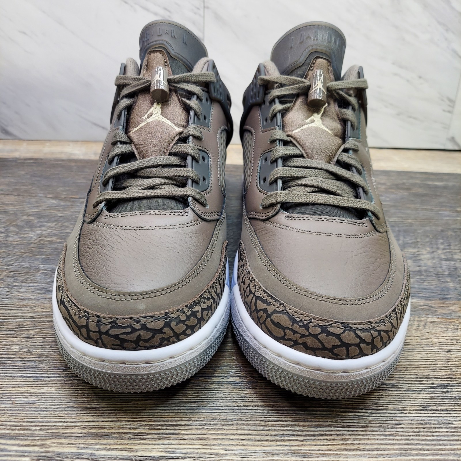Nike Men’s Size 12 Jordan Spizike Low Cave Stone Brown Anthracite FQ1759 201