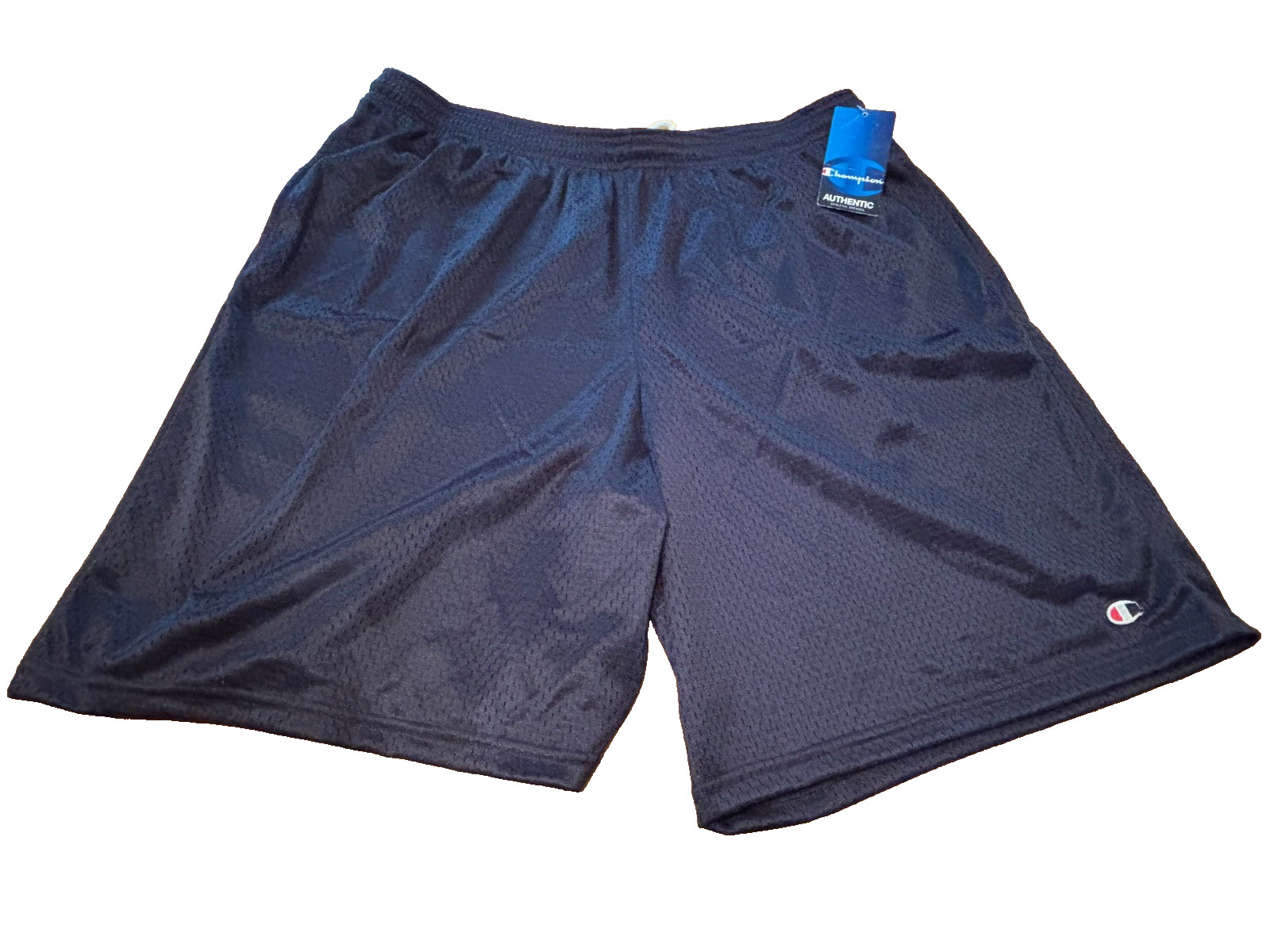 Champion Mens Mesh Shorts Long Pockets Athletic Navy XL Brand New
