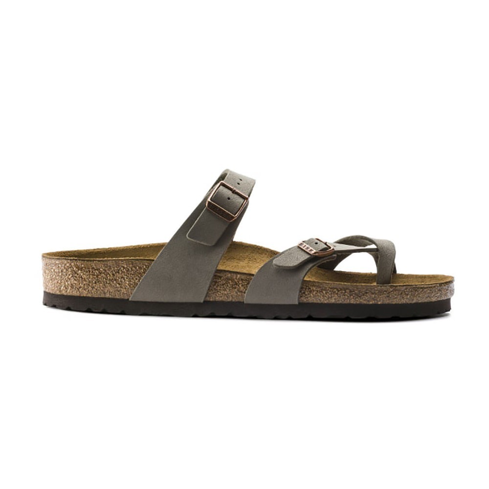Birkenstock Mayari Birko-Flor Toe Loop Women’s Sandals – Stone