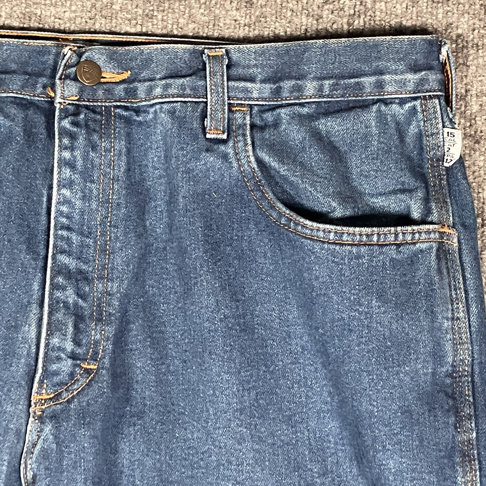 Tyndale FR’s CAT 2 NFPA 2112 Style # F290T USA Made 40×30 Denim Carpenter Jeans