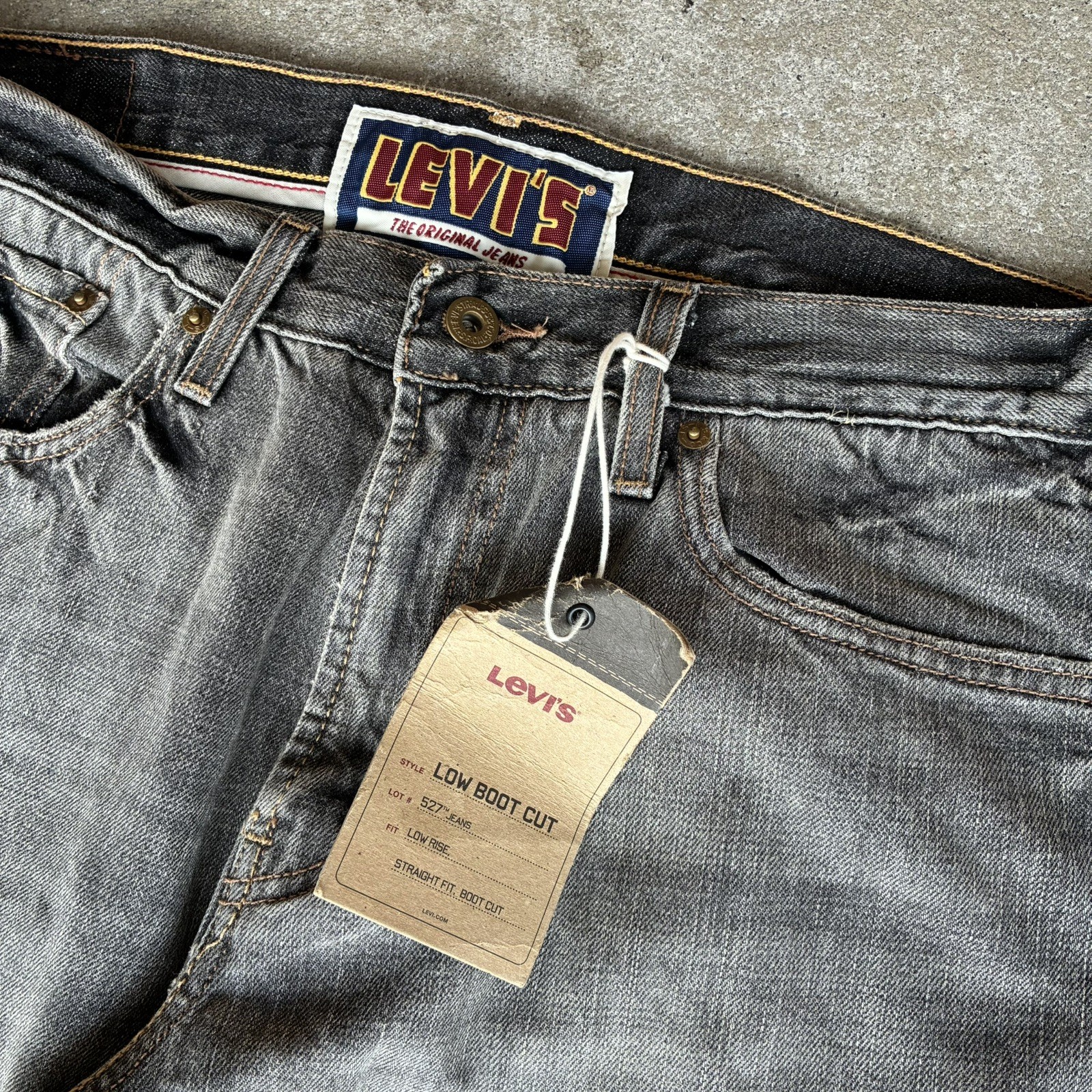 NWT Vintage Levi’s 527 Low Bootcut (34X32) DEADSTOCK Y2K
