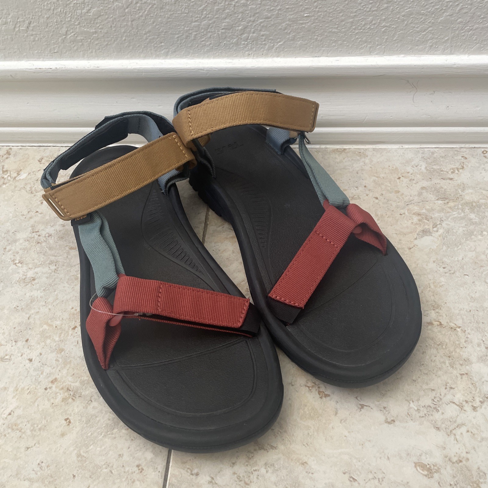 TEVA Hurricane XLT2 Sport Sandals Men’s 12 Earth Strappy Cushioned Hiking