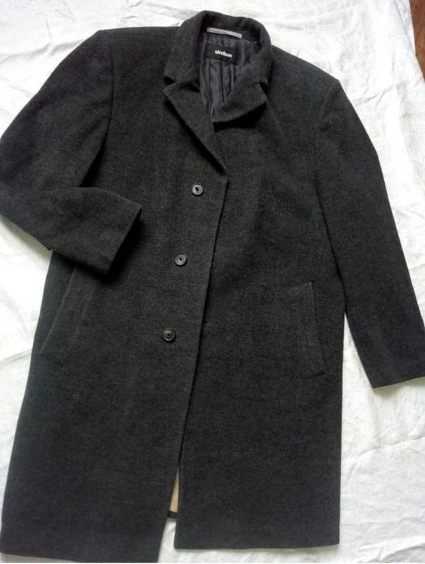 Women Strellson Coat Grey Wool 44 / XXL / 52