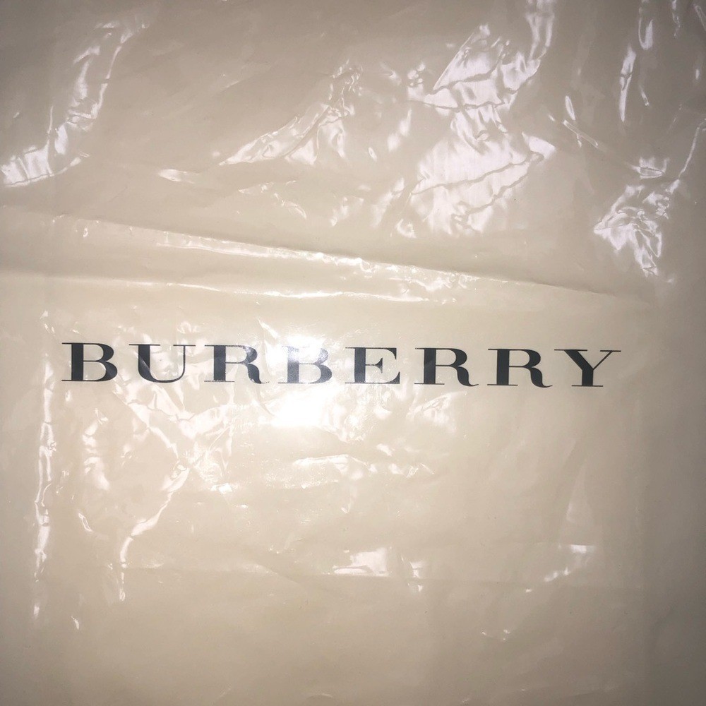 Burberry vintage shopping bag plastic 19×11 inches
