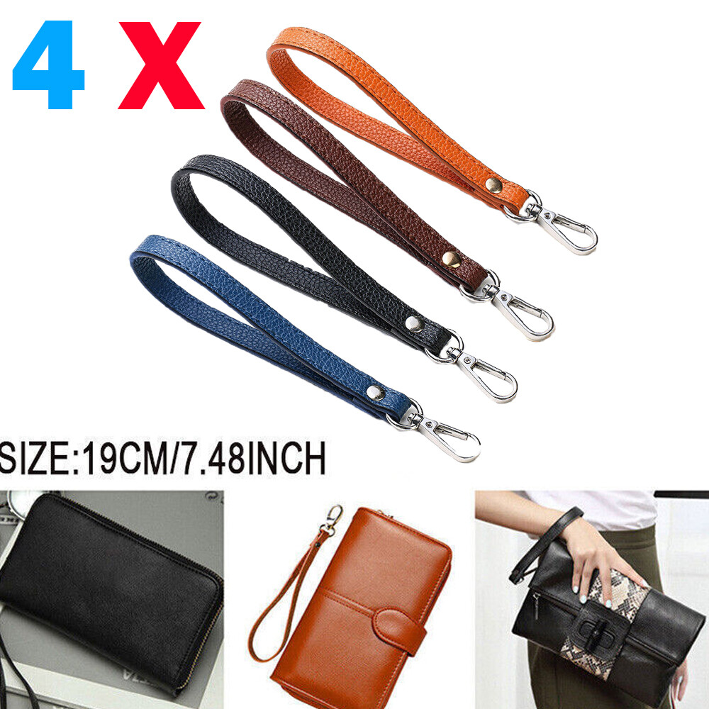 4X Replacement Bag Wrist Strap Hands-Free Wristlet for Wallets Purse Clutch 19cm