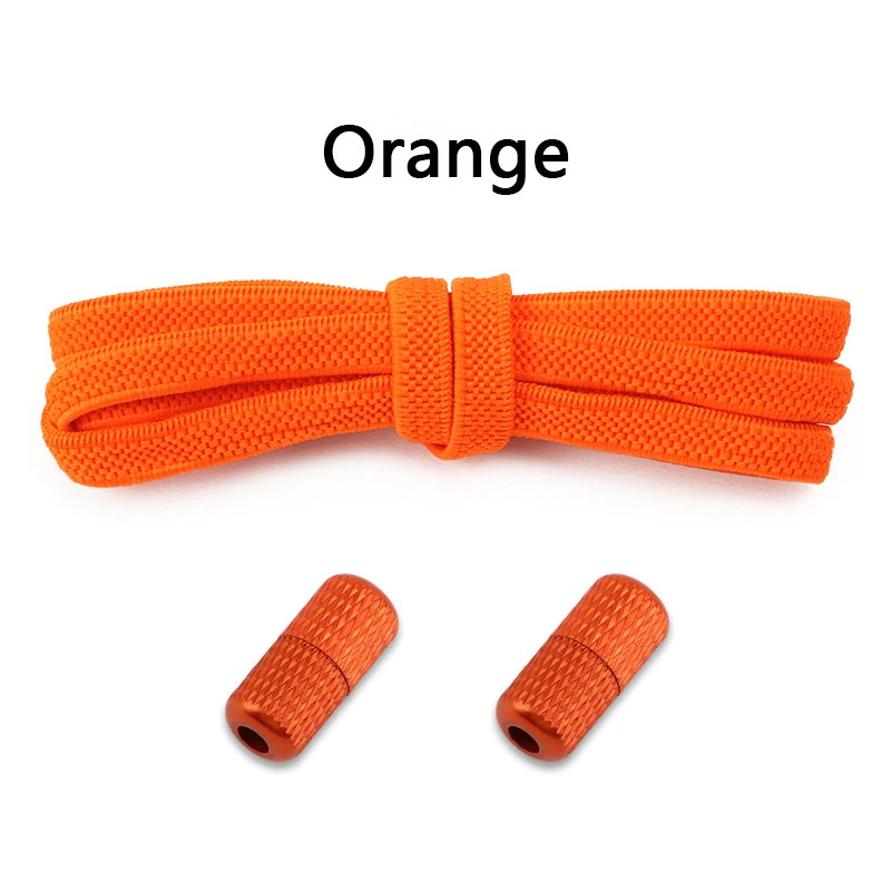 1Pair Elastic laces Sneakers Flats No tie Shoelace Sports Stretchy lazy Shoelace