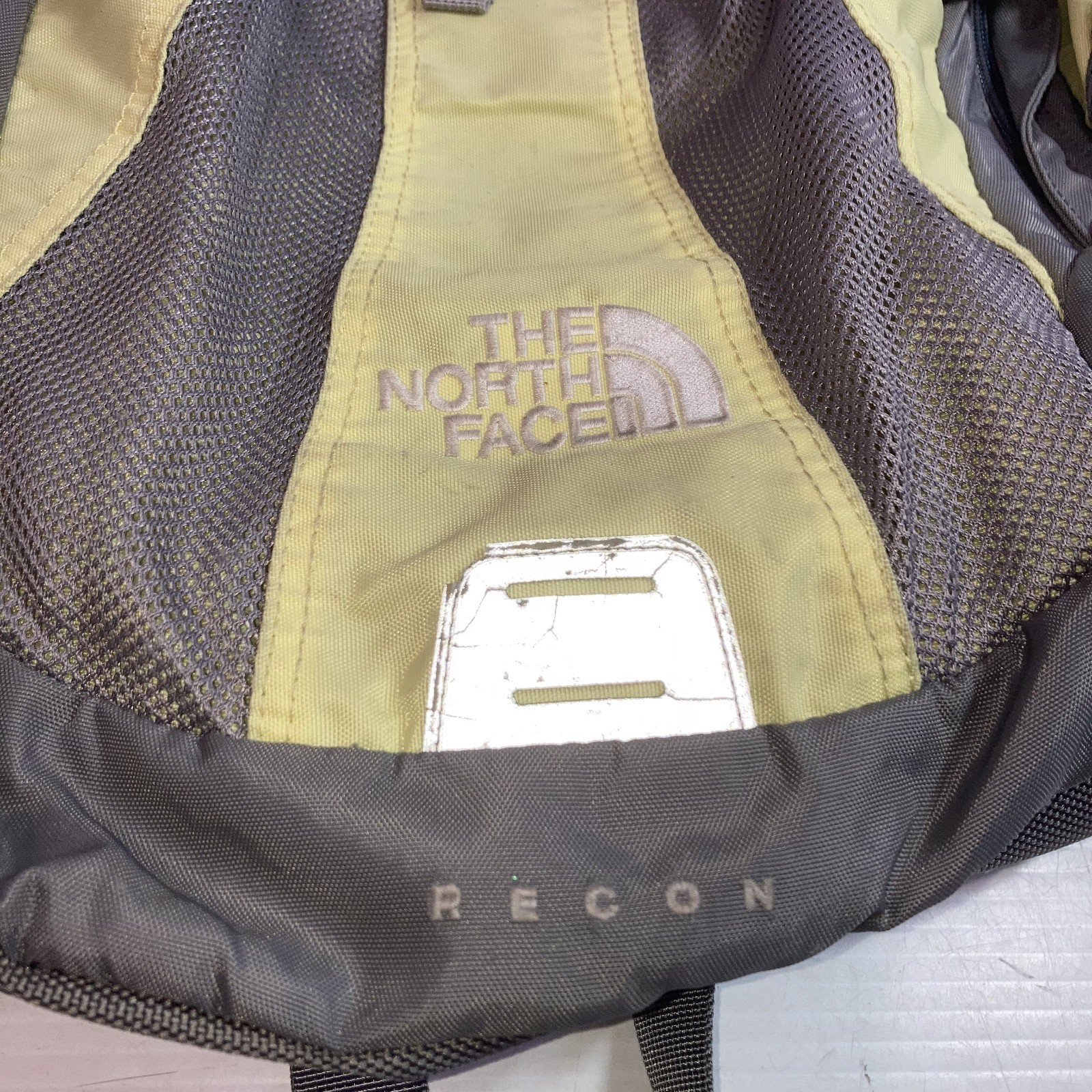 The North Face Recon Backpack Yellow Grey One Size 17″