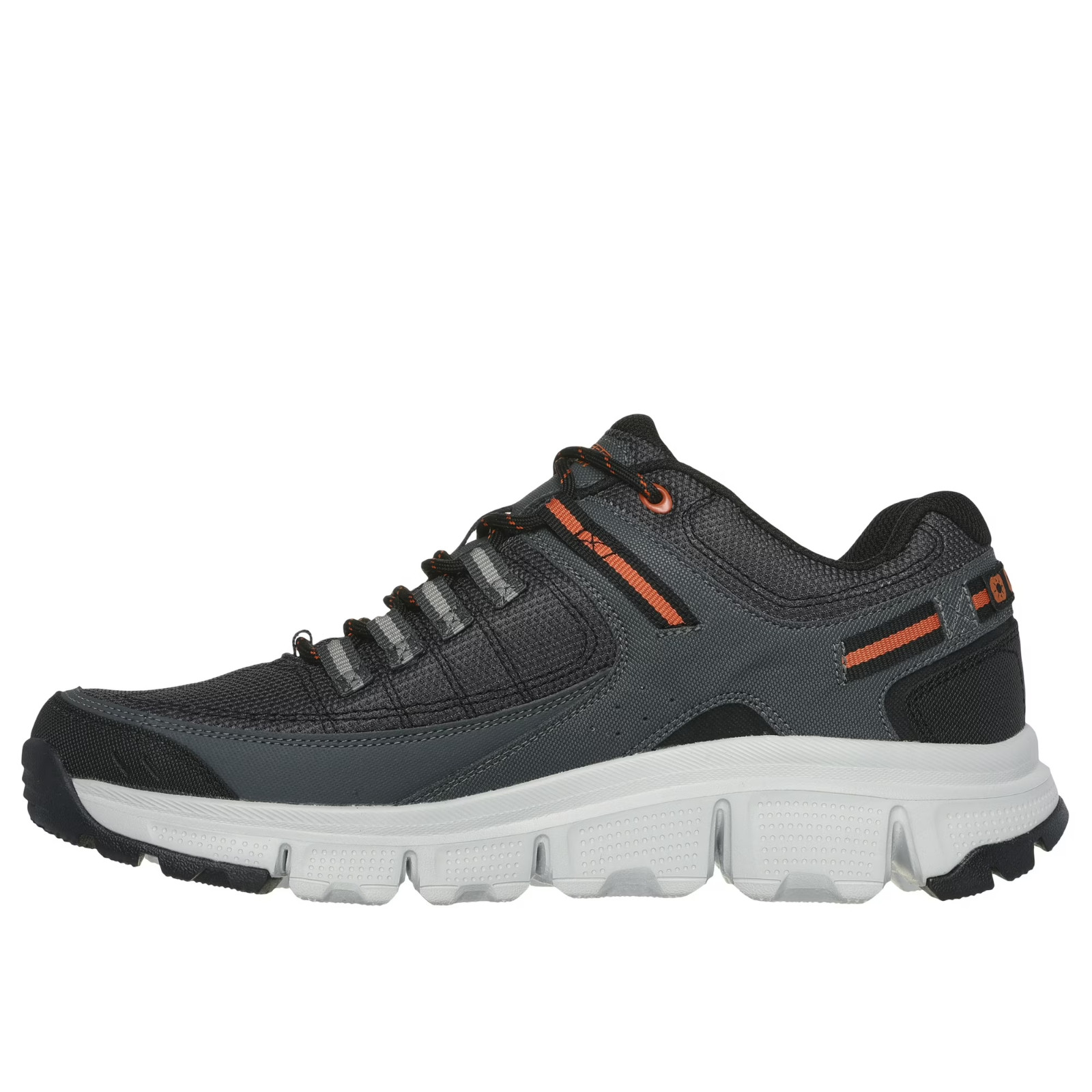 Skechers Men Memory Foam Summits AT Upper Draft Outdoor Lace-Up Sneaker Charcoal