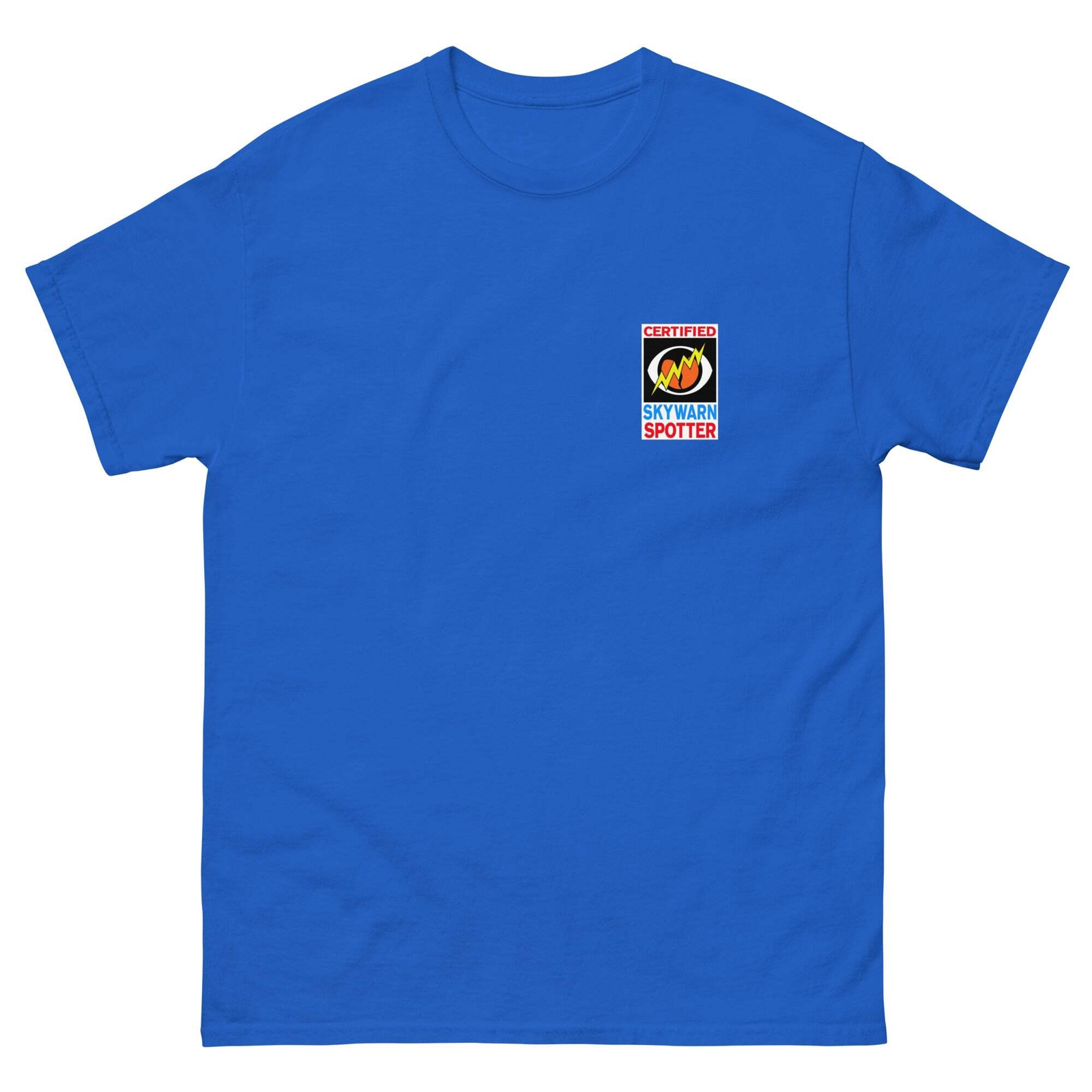 Skywarn Spotter Eye Gildan 5000 Unisex T-shirt Ham Radio Weather