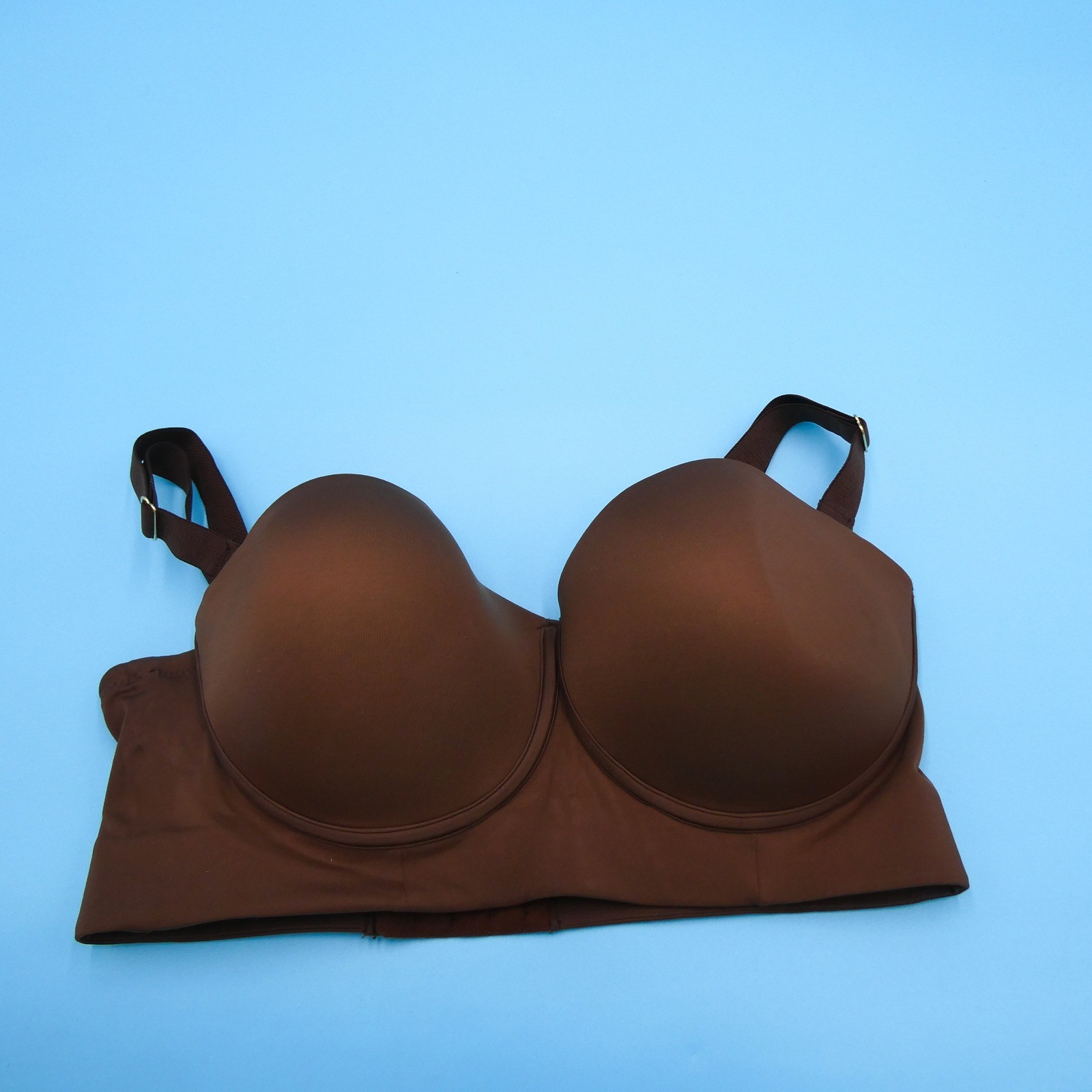 Leonisa Bra Womens 36DD 11911 Underwire Contour Brown Full Coverage Polyamide