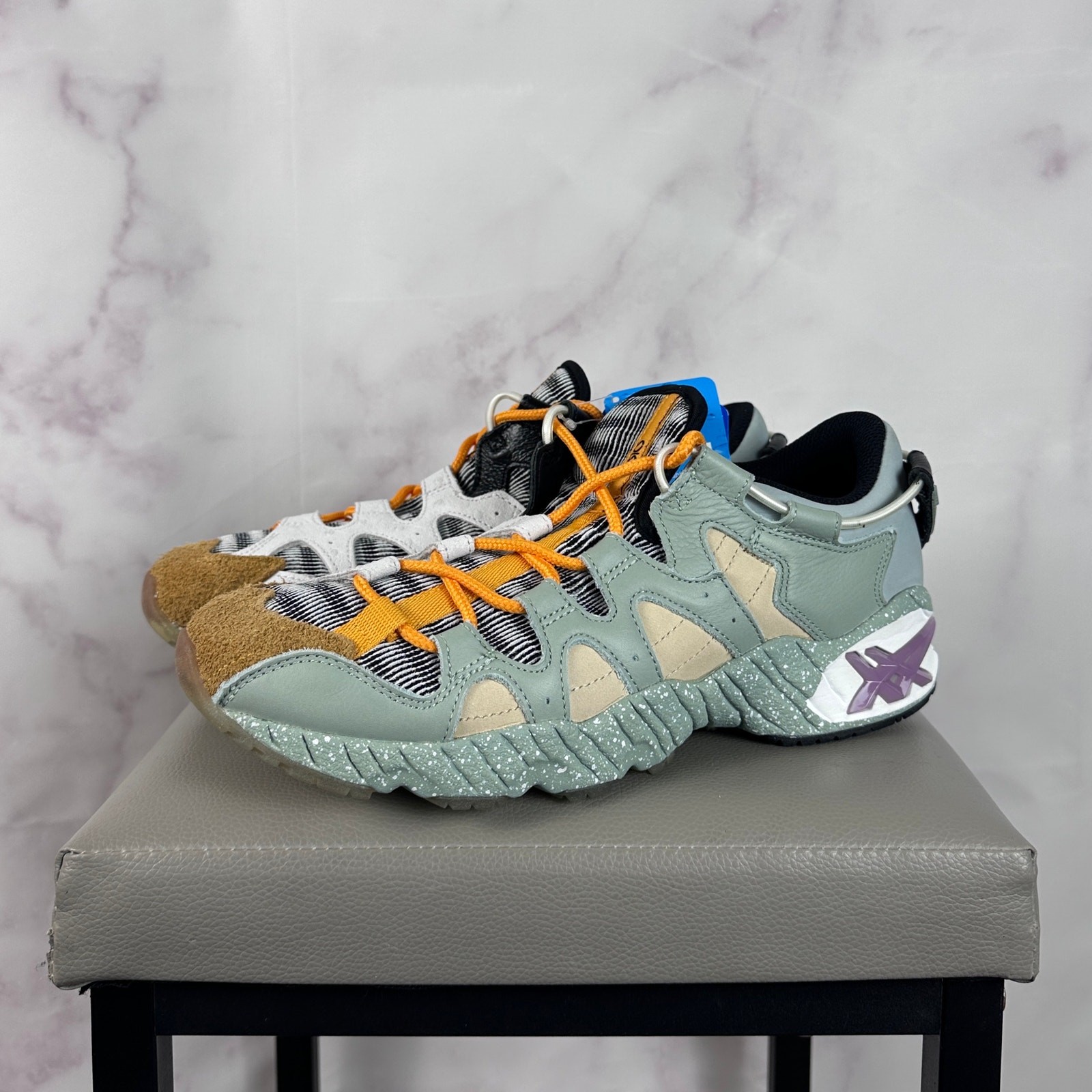ASICS x Bodega Gel-Mai Underground Size 8.5 2017 Green White Yellow