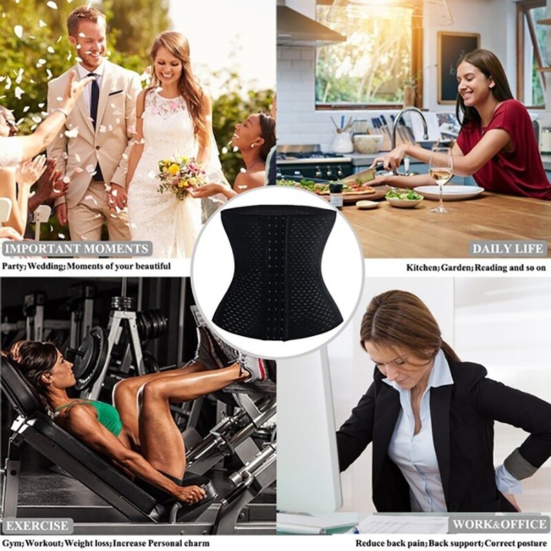 Women Body Shaper Postpartum Recovery Band Belly Wrap Shapewear Underbust Corset