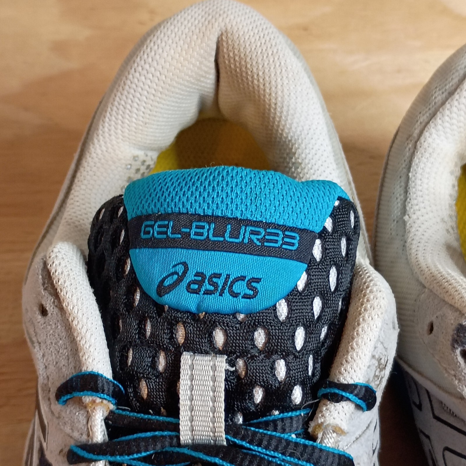 ASICS GEL-BLUR33 T1H3N Running Shoes Men’s US 9.5 EUR 43.5 27.5 CM Gray Blue