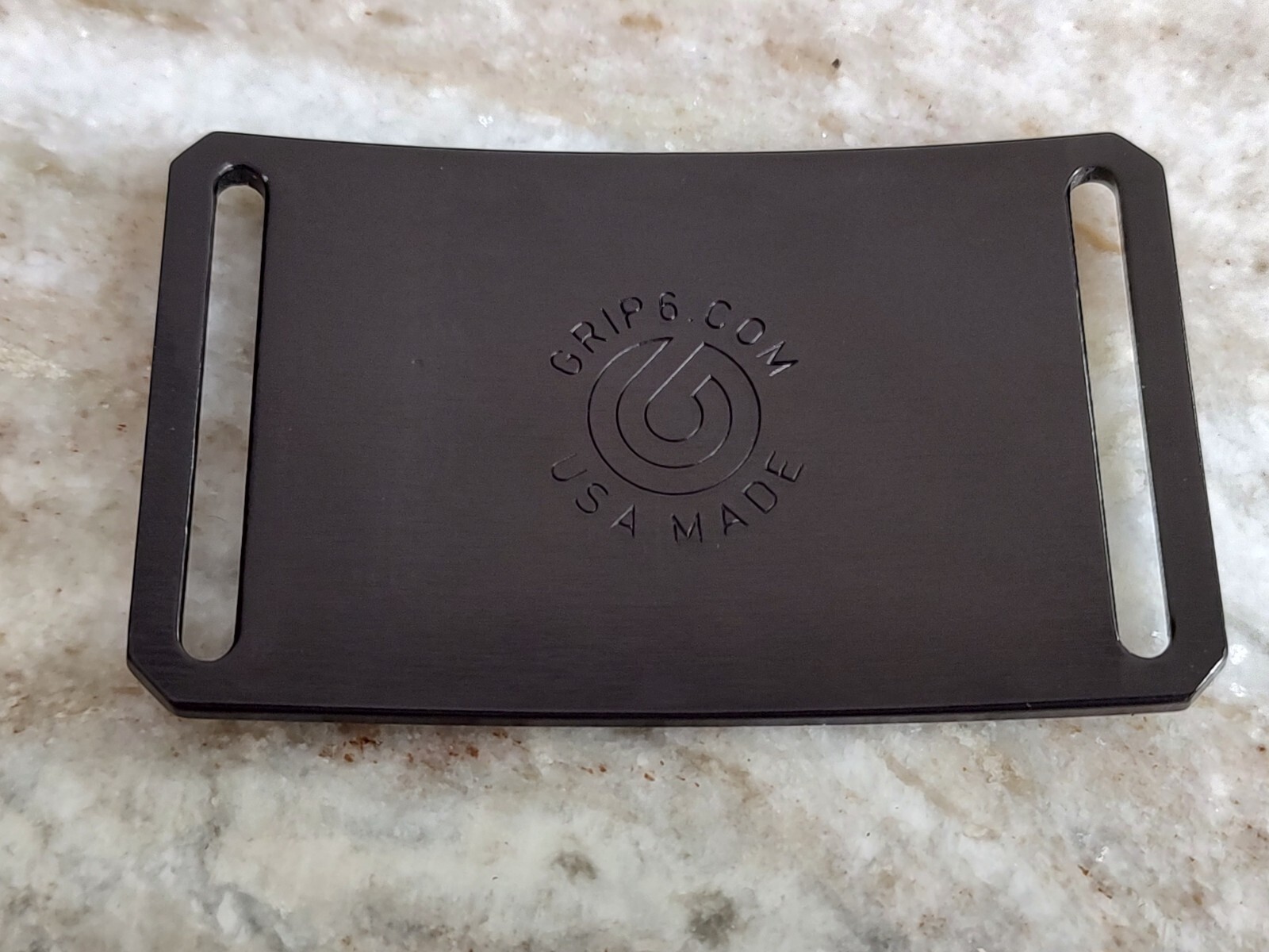 GRIP6 BELT BUCKLE – USA FLAG – BLACK – INTERCHANGEABLE for WOMEN and MEN