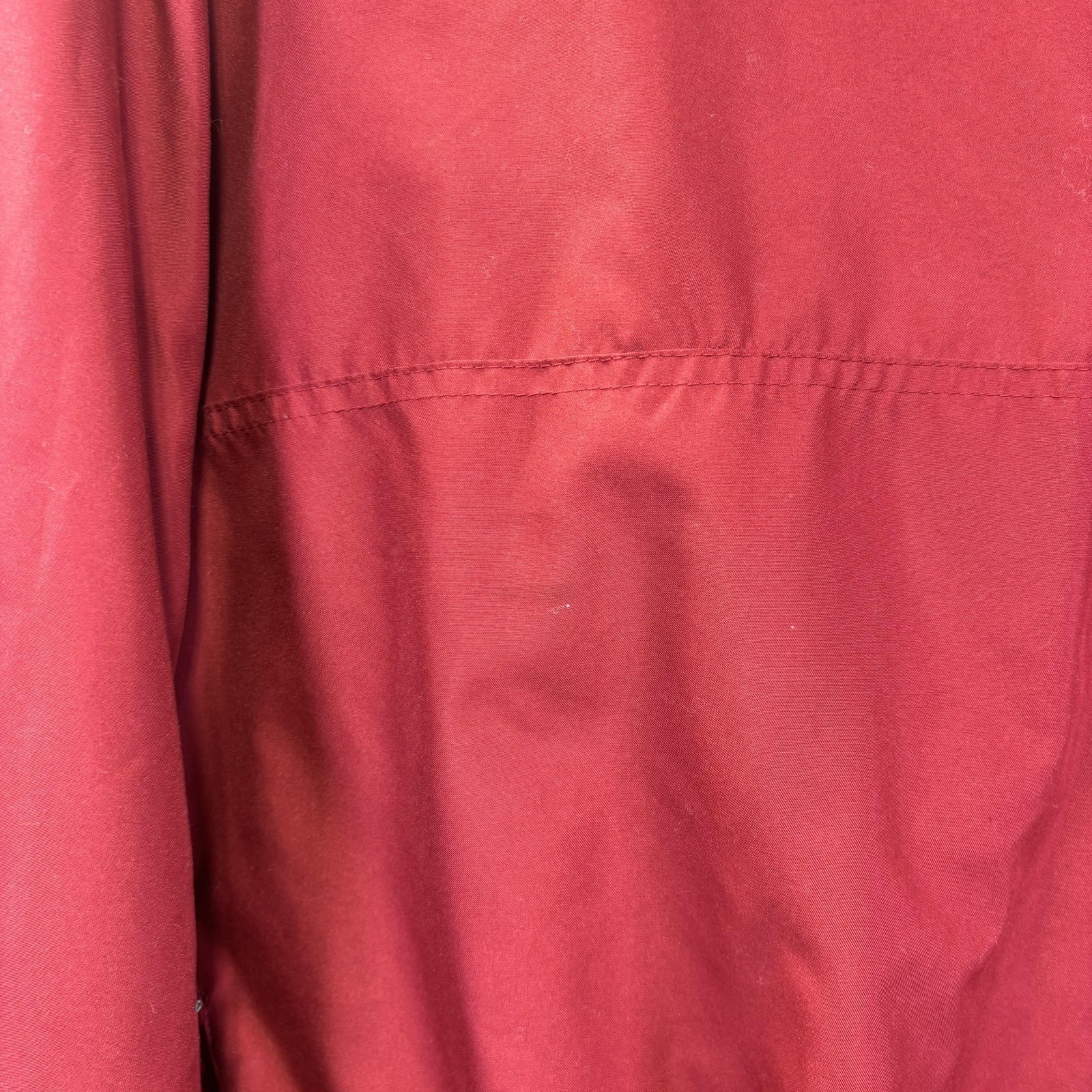 Oarsman 913 Jacket Mens XL Red 1/4 Zip Windbreaker Torrey Pines Golf Pullover
