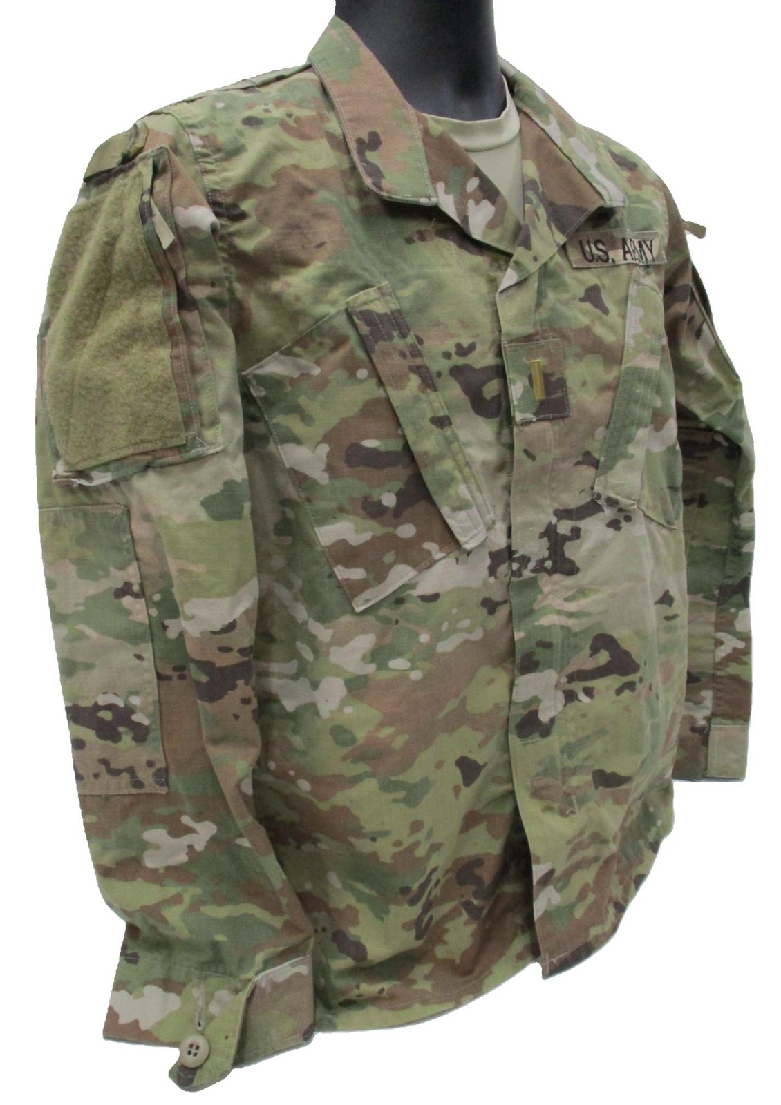 USED USGI ARMY WOMANS COMBAT UNIFORM TOP FEMALE SHIRT SCORPION OCP 50/50 RIPSTOP