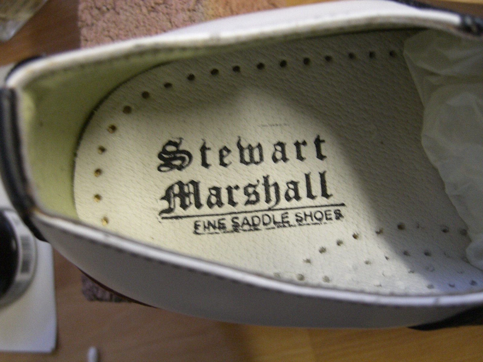 Stewart Marshall Saddle Shoes NOS US women’s 8-9.5 wide/ men’s 6-7.5D