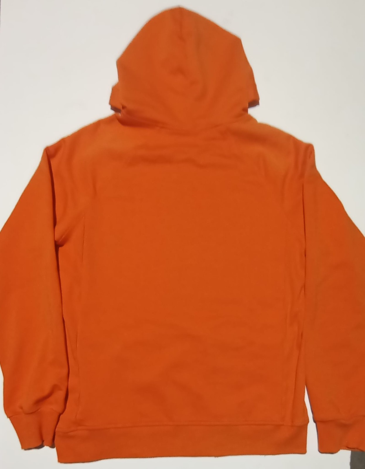 Sisley Boys Hoodie Sweatshirt 13 14 Years Orange Black Pocket Zipped Jumper VGC
