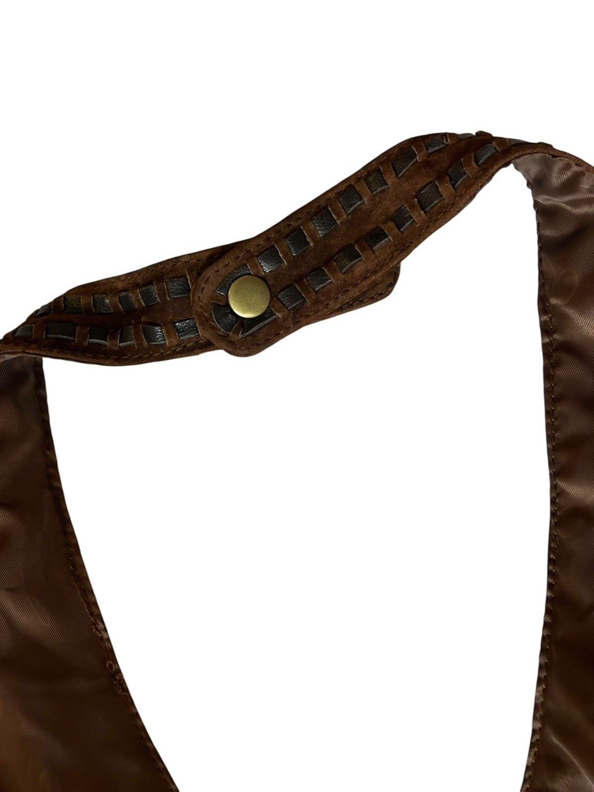 Vintage Y2K Venus Williams Wilson Leather Halter Pants Belt Dark Brown Suede!