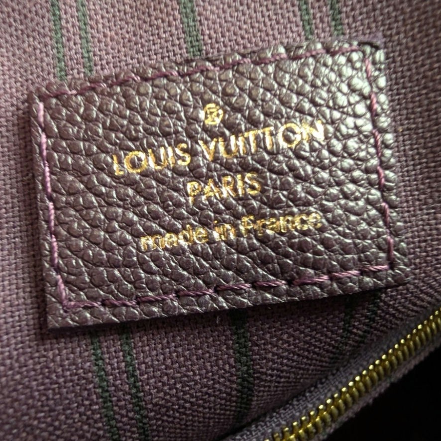 Louis Vuitton Purple Monogram Empreinte Embossed Leather Lumineuse PM Bag Purse