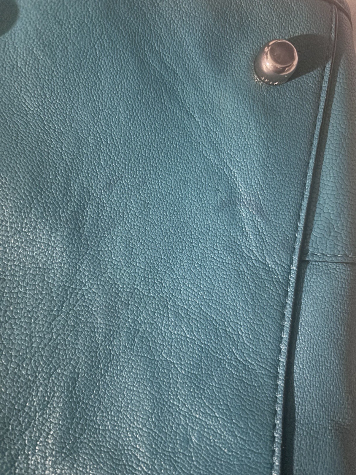 Coach Rhyder Turquoise Satchel Silver Hardware Studded Turn Lock