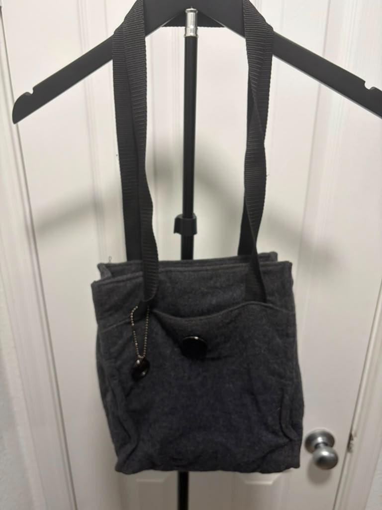 Kathy Ireland Shoulder Gray Bag Wool Blend
