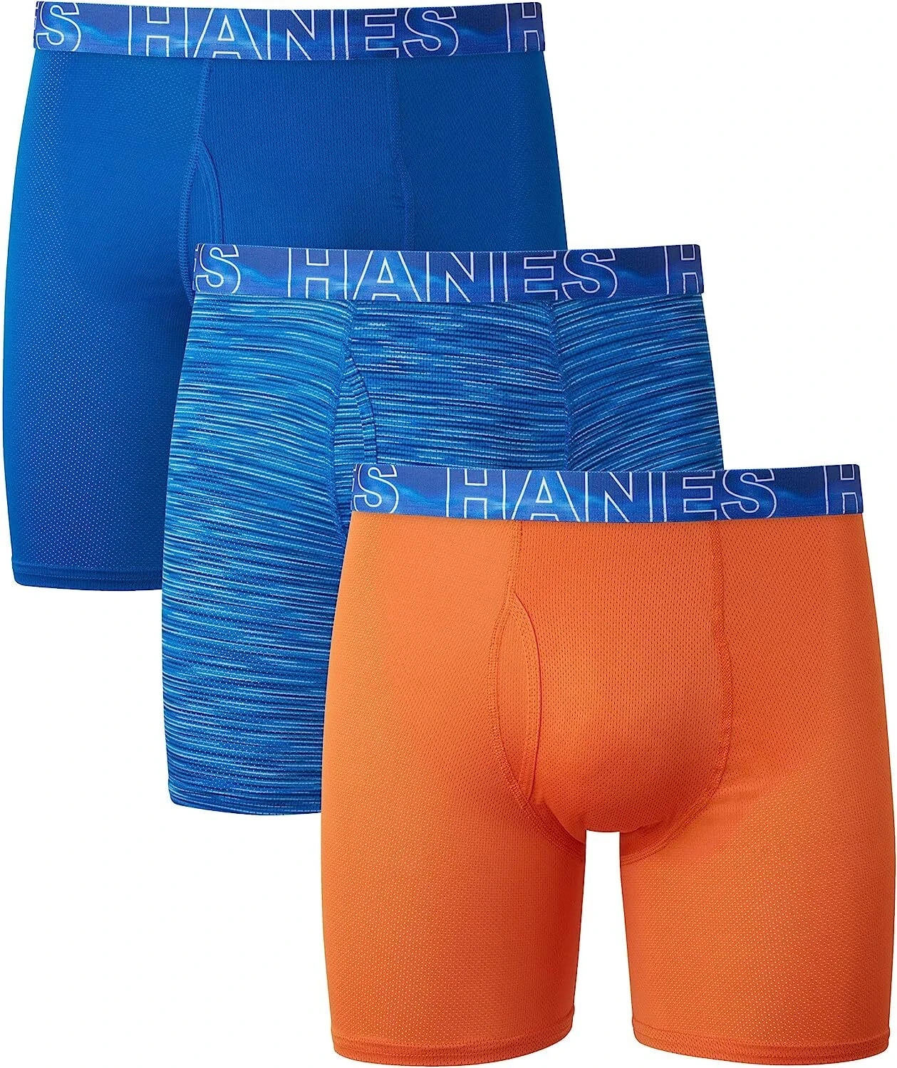 Hanes Men’s X-Temp Stretch Boxer Briefs Assorted-3 Medium