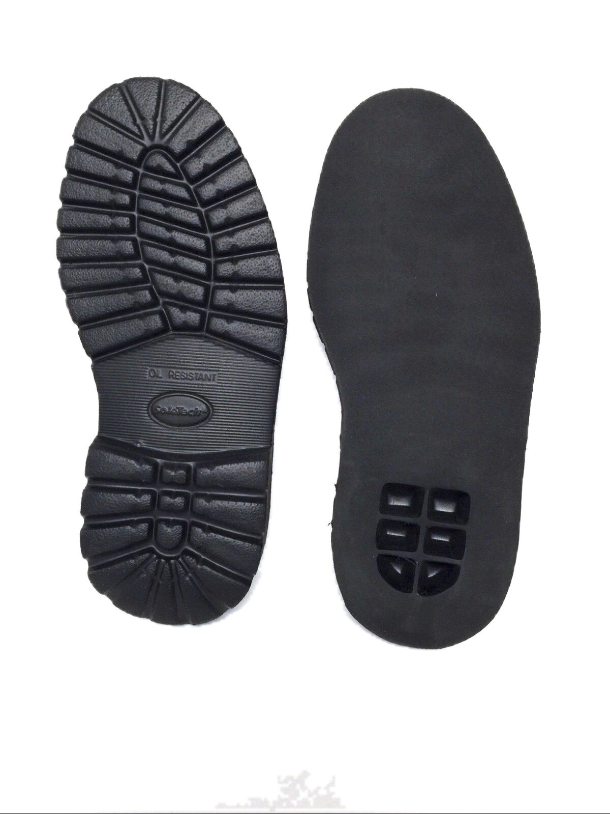 SoleTech 142 RUVA II Rubber Full Sole Black, 1 Pair
