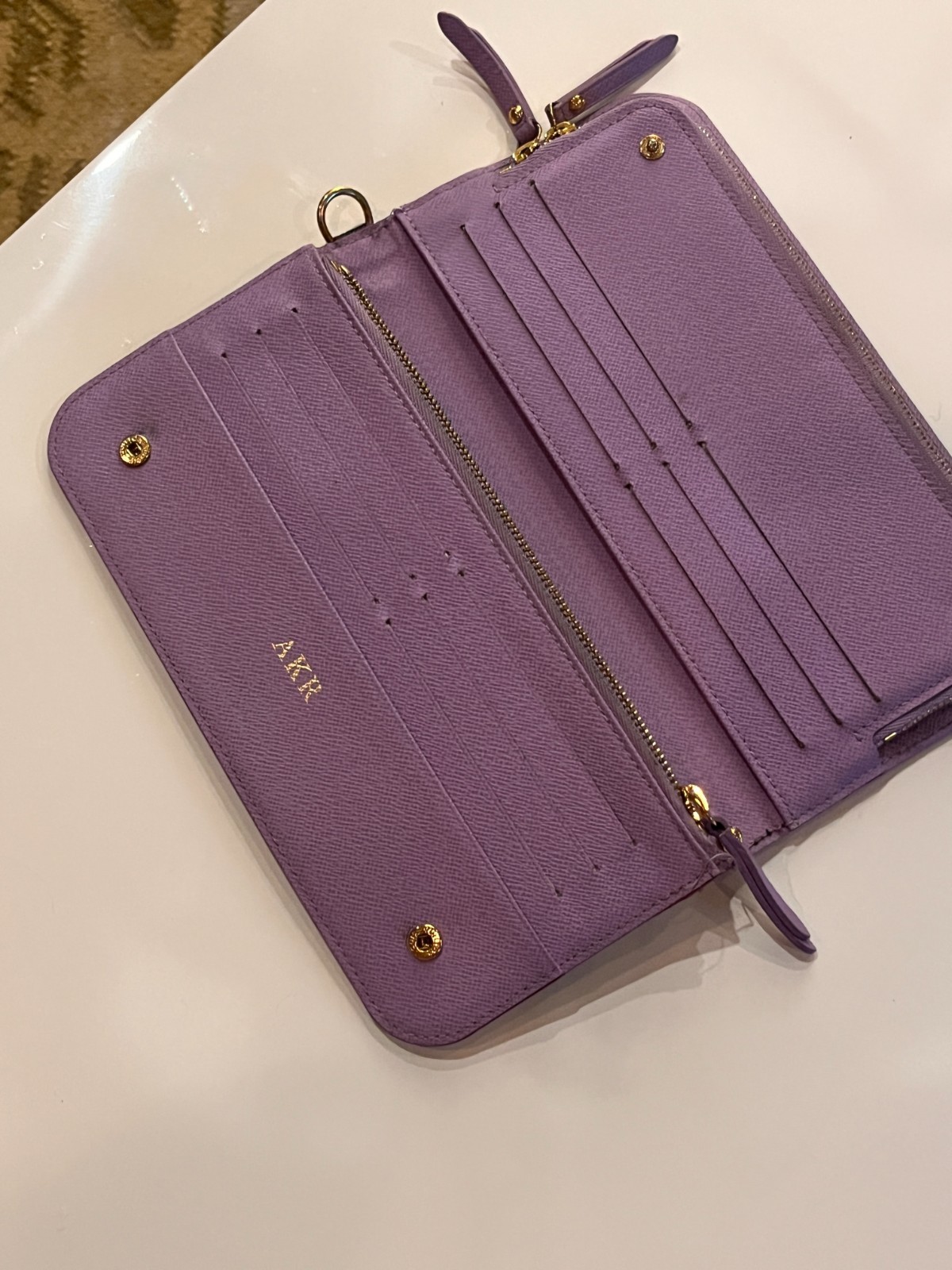 Louis Vuitton X Murakami Multicolore Insolite Wallet Black Violet