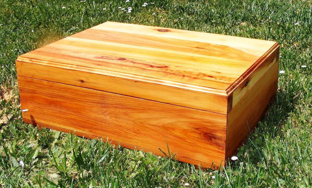 Cedar Storage Box 24 x 12 x 8 (Outside dimensions) All Cedar